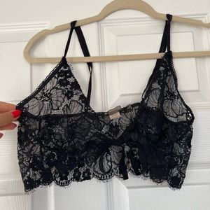 For love and lemons tie front bralette